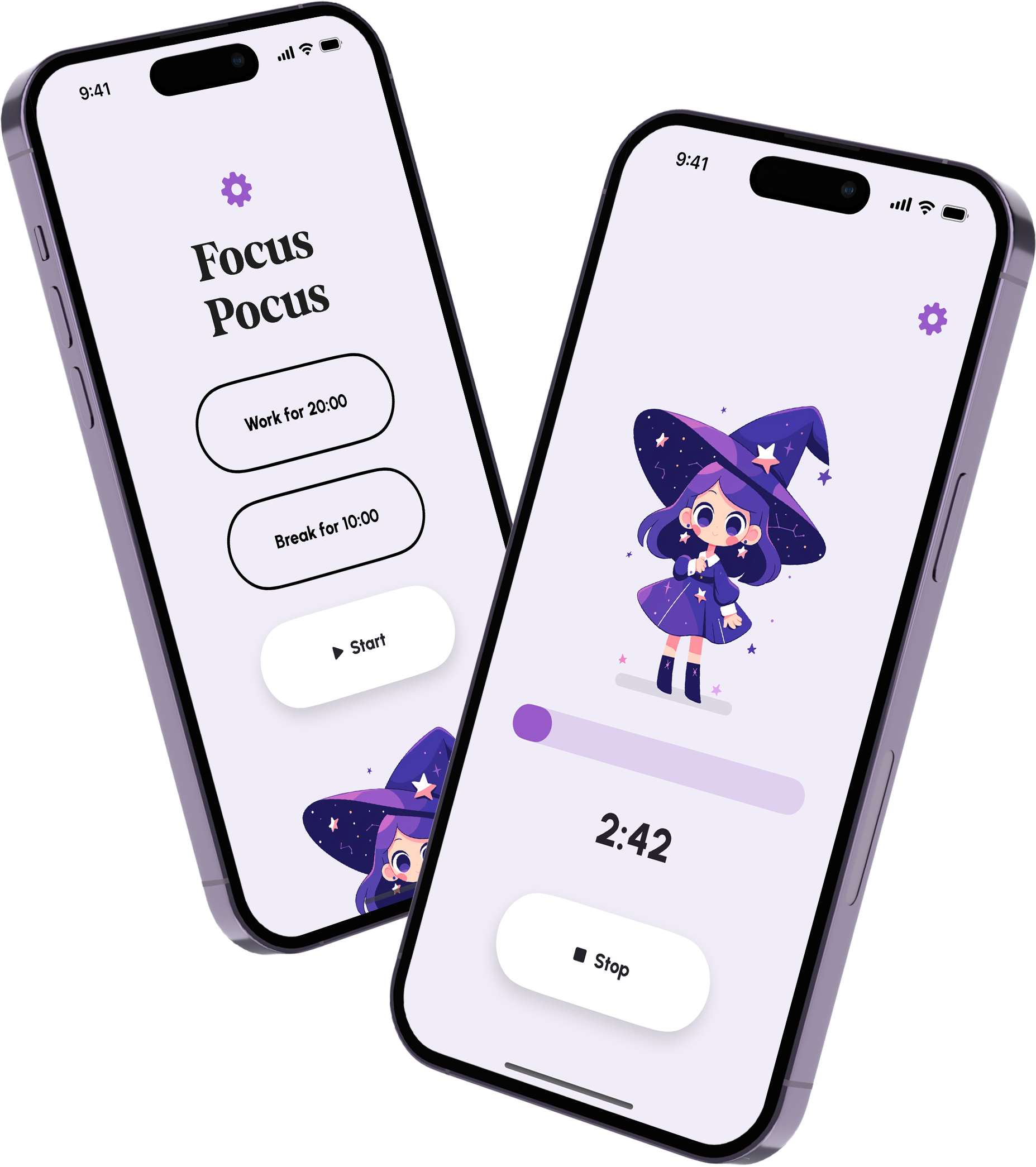 Focus Pocus App Screenshot